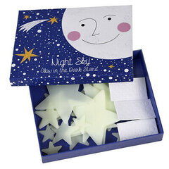 Tamsoje šviečiančios žvaigždės, 30 vnt. kaina ir informacija | Žaislai kūdikiams | pigu.lt