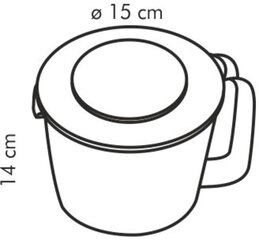 Мерный стакан Tescoma Delícia, 1.5 л цена и информация | Кухонная утварь | pigu.lt