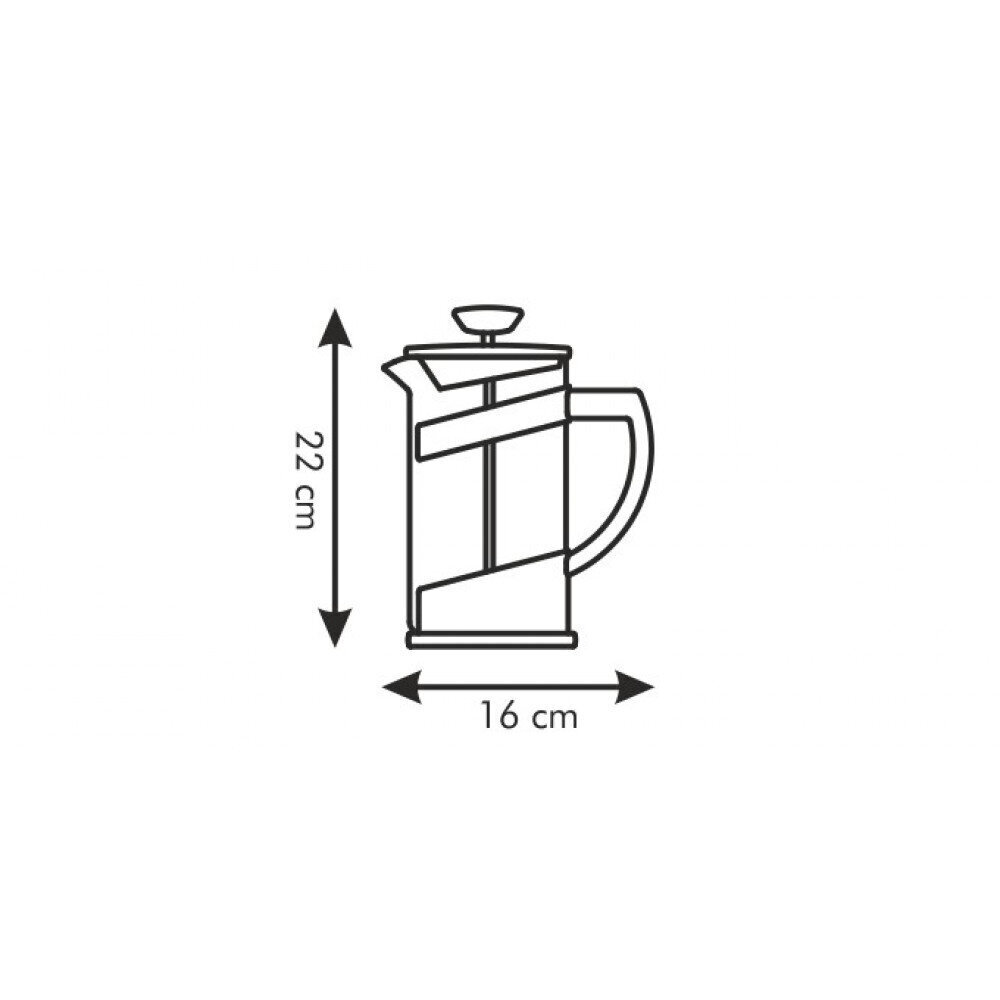 Tescoma Teo ąsotis arbatai ar kavai, 1 l kaina ir informacija | Taurės, puodeliai, ąsočiai | pigu.lt