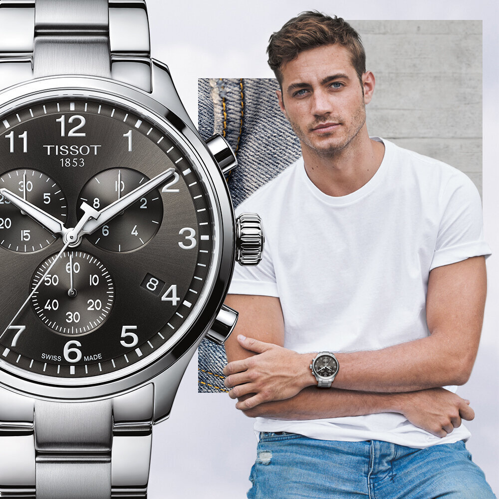 Vyriškas laikrodis Tissot T116.617.11.057.01 kaina ir informacija | Vyriški laikrodžiai | pigu.lt