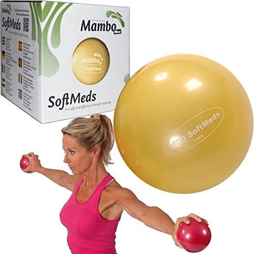 Svorinis kamuoliukas Mambo Max SoftMed 1,5 kg, raudonas цена и информация | Svoriniai kamuoliai | pigu.lt