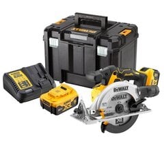 Akumuliatorinis diskinis pjūklas 18V 2x5Ah DeWalt DCS565P2-QW kaina ir informacija | Pjūklai, pjovimo staklės | pigu.lt