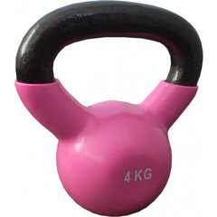 Svarstis gira Mambo Max Kettlebell, rožinis, 4 kg kaina ir informacija | Svoriai, svarmenys, grifai | pigu.lt