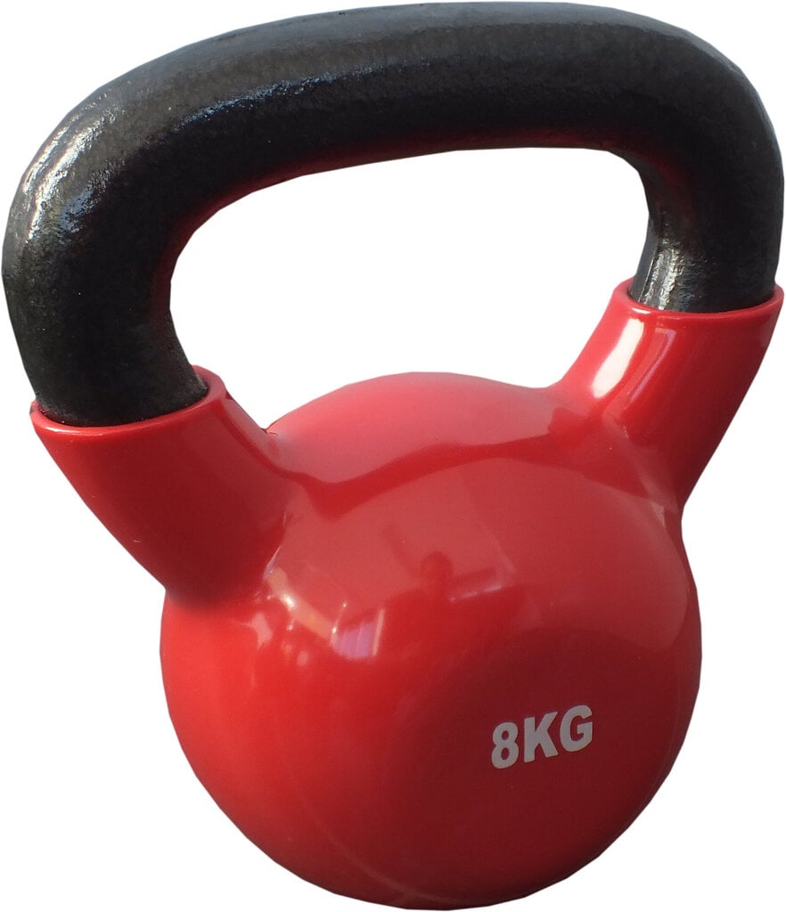 Svarstis gira Mambo Max Kettlebell, raudonas, 8 kg цена и информация | Svoriai, svarmenys, štangos | pigu.lt