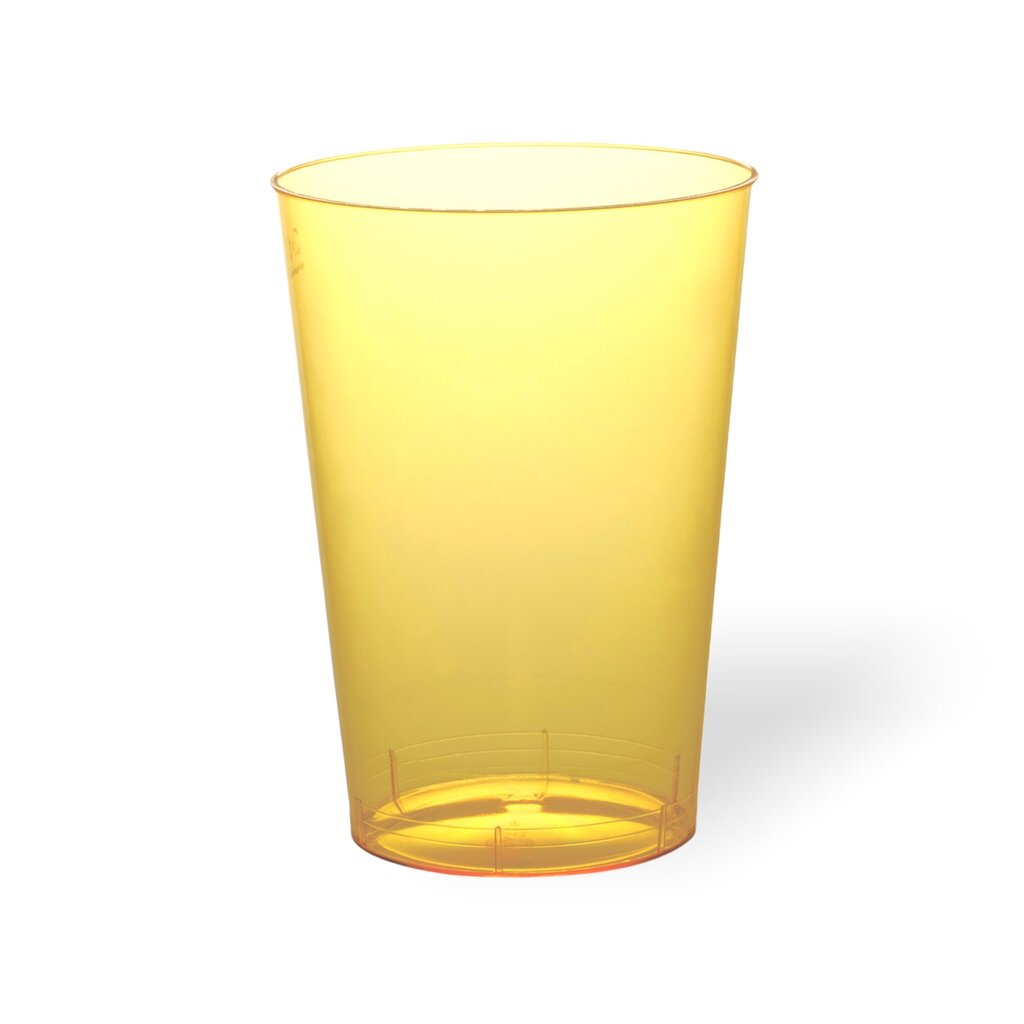 Stiklinės MoodFood, geltonos sp., 230 ml, 50vnt. kaina ir informacija | Taurės, puodeliai, ąsočiai | pigu.lt