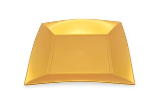 Lėkštės MoodFood, auksinės sp., 29x29 cm, 12 vnt. kaina ir informacija | Indai, lėkštės, pietų servizai | pigu.lt