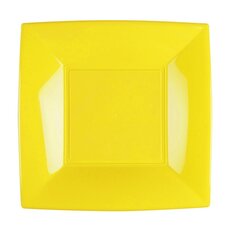 Lėkštės MoodFood, geltonos sp., 29x29 cm, 12 vnt. kaina ir informacija | Indai, lėkštės, pietų servizai | pigu.lt