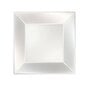 Lėkštės MoodFood, perlo sp., 18x18 cm, 25 vnt. цена и информация | Indai, lėkštės, pietų servizai | pigu.lt