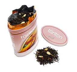 Цейлонский Чёрный листовой чай Персик, Peach Black tea, Tarlton, 100г цена и информация | Чай | pigu.lt