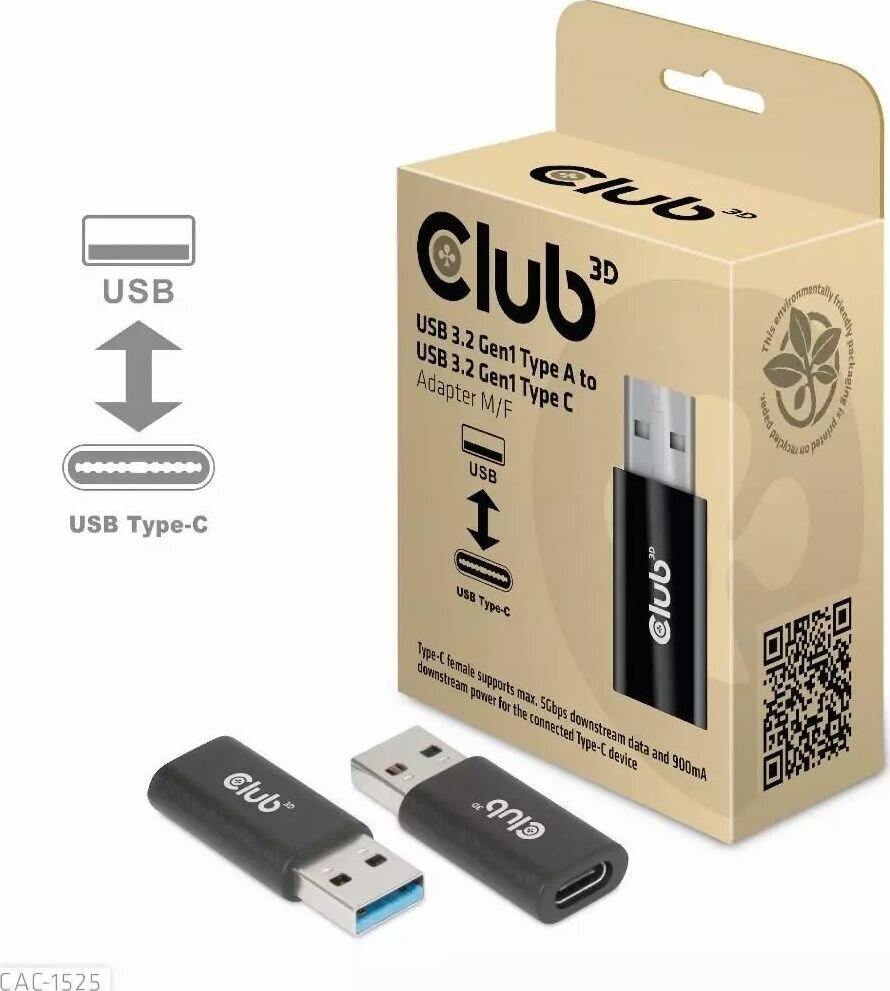 Club 3D CAC-1525 kaina ir informacija | Adapteriai, USB šakotuvai | pigu.lt