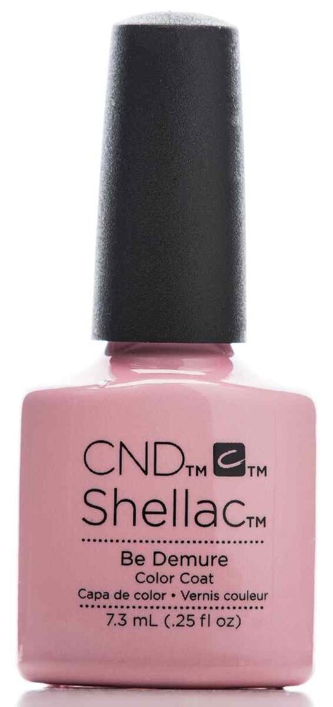 Gelinis nagų lakas CND Shellac Be Demure 214 7, 3ml цена и информация | Nagų lakai, stiprintojai | pigu.lt