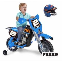 Электрический кроссовый мотоцикл Feber 6В + шлем цена и информация | Электромобили для детей | pigu.lt