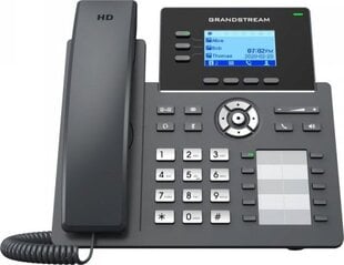 GrandStream GRP2604p, juodas kaina ir informacija | Stacionarūs telefonai | pigu.lt