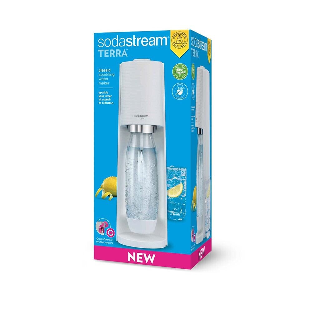 SodaStream Terra White kaina ir informacija | Gazuoto vandens aparatai ir priedai | pigu.lt