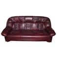 Sofa-lova Aleksandra 3S, tamsiai raudona/ruda