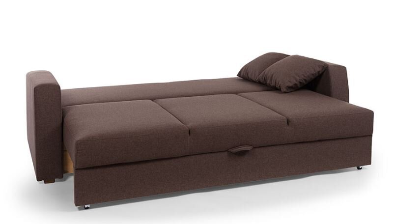 Sofa-lova Ella 3S, mėlyna kaina ir informacija | Sofos | pigu.lt