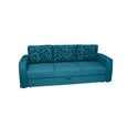 Sofa-lova Ella 3S, mėlyna