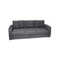 Sofa-lova Ella 3S, šviesiai pilka kaina ir informacija | Sofos | pigu.lt