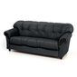 Sofa-lova Rosa 3S N, juoda цена и информация | Sofos | pigu.lt