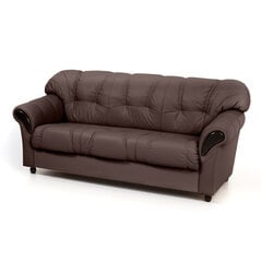 Sofa-lova Rosa 3S N, ruda/juoda kaina ir informacija | Sofos | pigu.lt