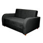 Sofa-lova Simona 2S, juoda kaina ir informacija | Sofos | pigu.lt