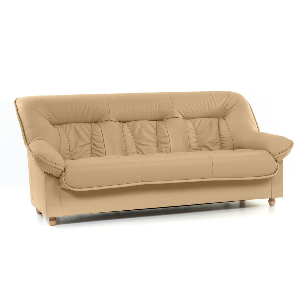 Sofa-lova Spencer 3N, smėlio spalvos цена и информация | Sofos | pigu.lt