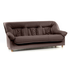 Sofa-lova Spencer 3N, tamsiai ruda kaina ir informacija | Sofos | pigu.lt