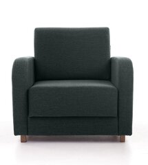 Išskleidžiamas fotelis Aada 1S, juodas kaina ir informacija | Svetainės foteliai | pigu.lt