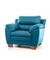 Fotelis Emma, mėlynas kaina ir informacija | Svetainės foteliai | pigu.lt