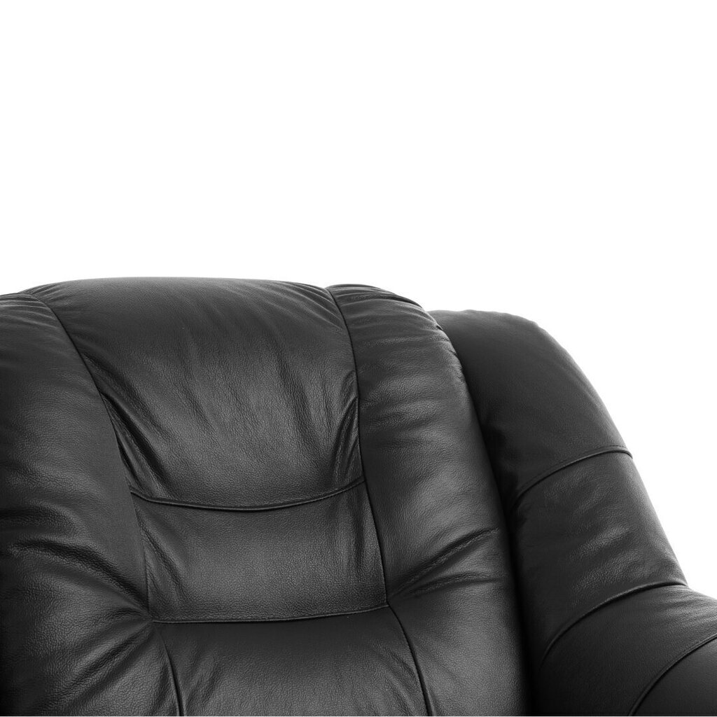 Svetainės fotelis Mann, tamsiai rudas kaina ir informacija | Svetainės foteliai | pigu.lt