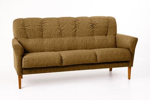 Sofa Katri 3S, šviesiai ruda kaina ir informacija | Sofos | pigu.lt