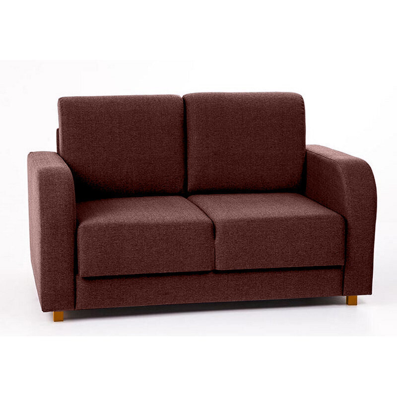 Sofa-lova Aada 2S, tamsiai raudona kaina ir informacija | Sofos | pigu.lt