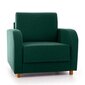Išskleidžiamas fotelis Aada, žalias kaina ir informacija | Svetainės foteliai | pigu.lt