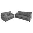 Комплект мягкой мебели Greta 3+2, серый цвет