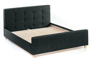 Кровать Venecija, 180x200 см, чёрная цена и информация | Кровати | pigu.lt