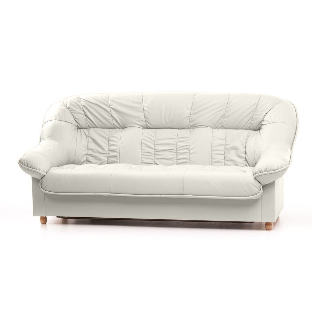 Sofa Aleksandra 3S N, balta, Ruda kaina | pigu.lt