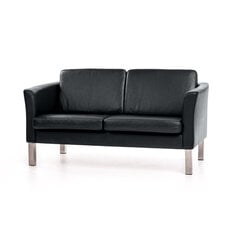 Sofa Boss 2S, juoda kaina ir informacija | Sofos | pigu.lt