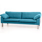 Sofa Fiona 3S, mėlyna цена и информация | Sofos | pigu.lt