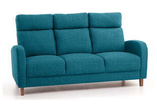 Sofa Paris 3S, mėlyna kaina ir informacija | Sofos | pigu.lt
