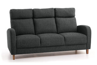 Sofa Paris 3S, juoda kaina ir informacija | Sofos | pigu.lt