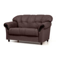 Sofa Rosa 2S N, tamsiai ruda