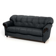 Sofa Rosa 3S N, juoda