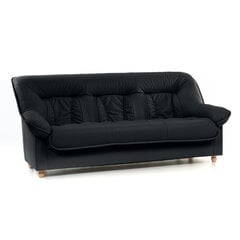 Sofa Spencer 3S N, juoda kaina ir informacija | Sofos | pigu.lt