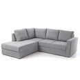 Kampinė sofa Aria 2, pilka