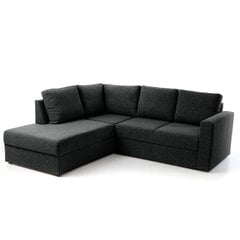 Kampinė sofa Aria 2, juoda kaina ir informacija | Sofos | pigu.lt