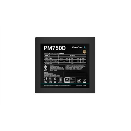 DeepCool PM750D kaina ir informacija | Maitinimo šaltiniai (PSU) | pigu.lt