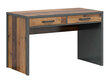 Rašomasis stalas BRW Weston 2S, rudas/tamsiai pilkas kaina ir informacija | Kompiuteriniai, rašomieji stalai | pigu.lt