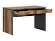Rašomasis stalas BRW Weston 2S, rudas/tamsiai pilkas kaina ir informacija | Kompiuteriniai, rašomieji stalai | pigu.lt