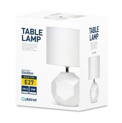 Platinet настольная лампа PTL20218W 25W, белый цена и информация | Настольные светильники | pigu.lt