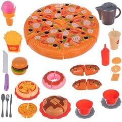 Maistas, žaislai virtuvė, žaislai plastikinės picos, greitas maistas kaina ir informacija | Maistas, žaislai virtuvė, žaislai plastikinės picos, greitas maistas | pigu.lt